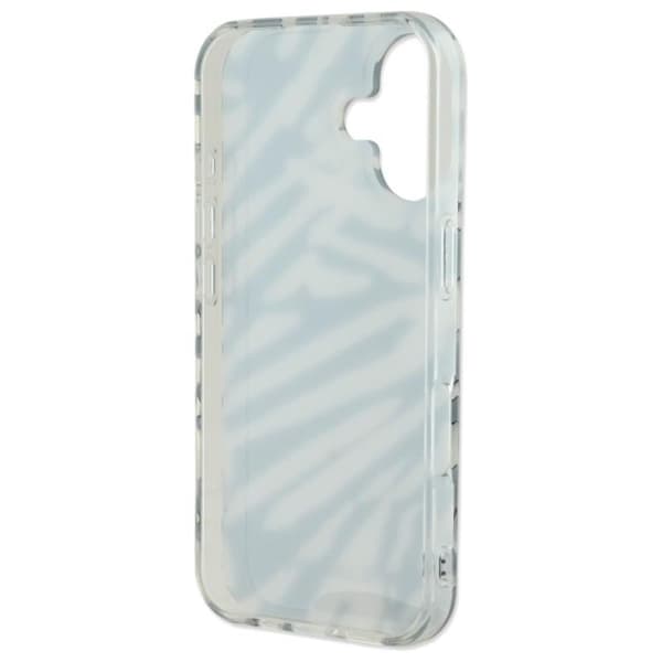 Karl Lagerfeld IML Zebramønster & Snor - iPhone 16 cover (sort)
