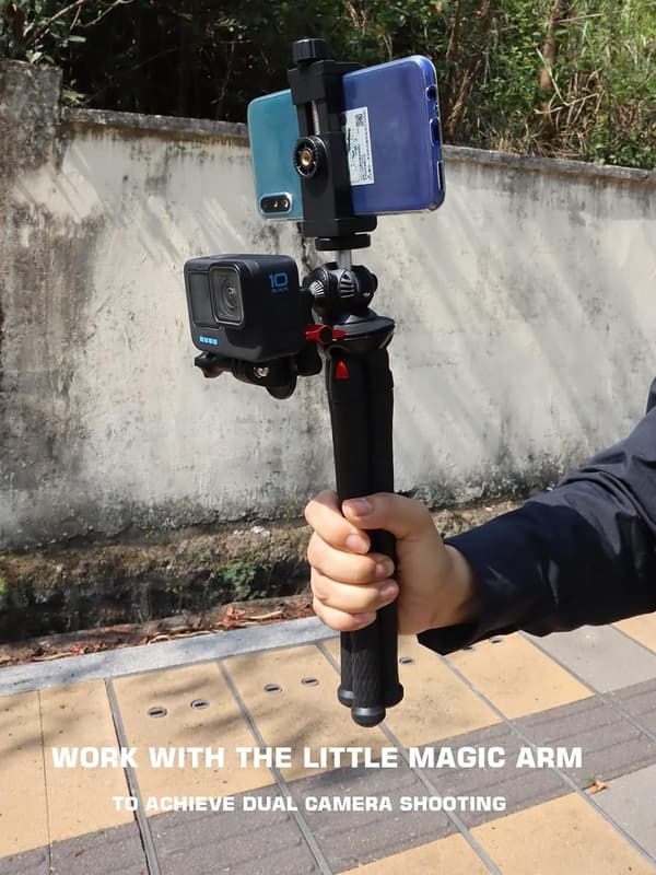 STATIV FÖR SMARTPHONE GOPRO-KAMERA FLEXIBELT STATIV 3 ÄNDER 30CM