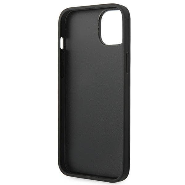 Ferrari FEHCP14MRBUK iPhone 14 Plus / 15 Plus 6.7 sort/sort hårdt cover læder stempel sider