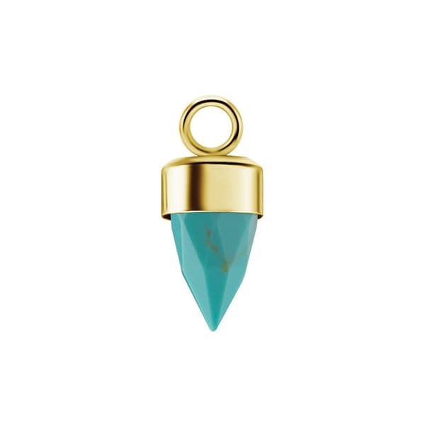Berlocker - havskon - guld - D-096