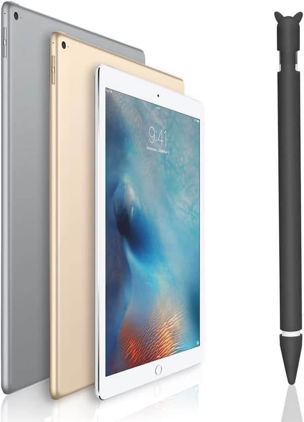 SILIKONE STYLUS-ETUIL TIL APPLE IPAD PRO 9.7/10.5/12.9 SORT
