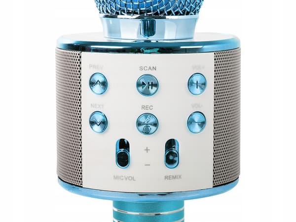 Mikrofoni Bluetooth WS-858 Sininen (50) GAB_B