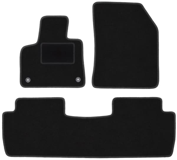 Velour gulvmåtter sæt til: Peugeot 4008 II crossover (2016-)