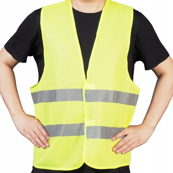 Gul refleksvest Mar-pol unisex universel