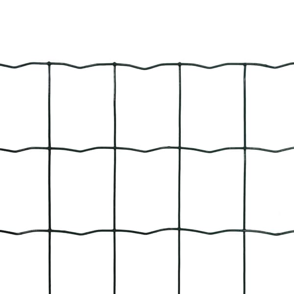 vidaXL Euroaita, Teräs, 25 x 0,8 m, Vihreä