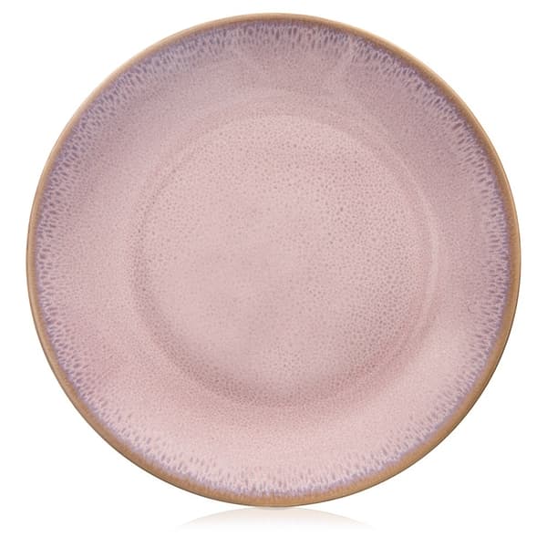 Desserttallrik keramisk rosa GLAZE 20,5 cm
