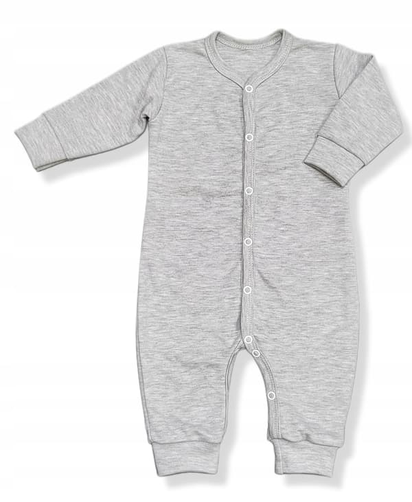 romper 98 knappet romper romper uden fødder pyjamas rompers grå melange