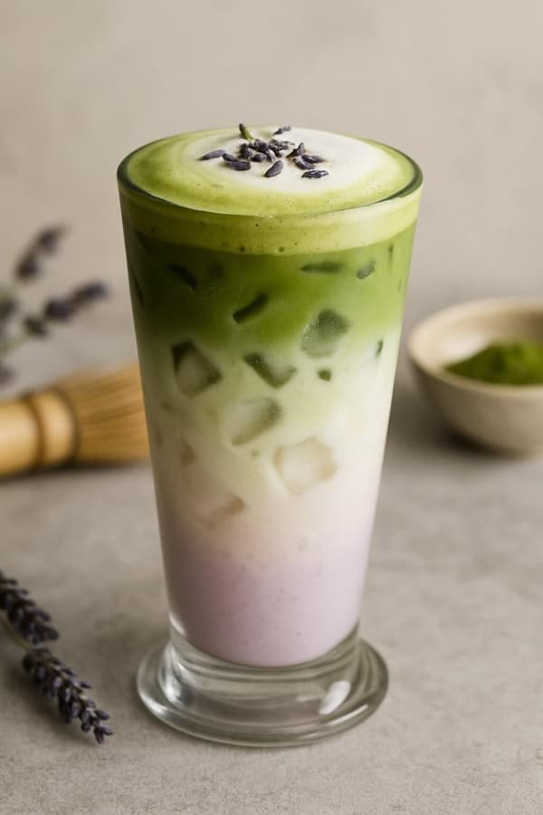 Lavendelsirap för te, desserter, matcha latte drinks, lavendel 330 ml