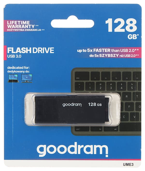 VENDRIVE FD-128/UME3-GOODRAM 128 GB USB 3.0 (3.1 Gen 1)