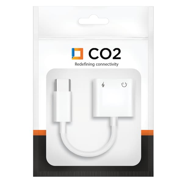 CO2-ADAPTER 2X USB-C-ADAPTER USB TYP C-KABEL FÖR SAMSUNG APPLE XIAOMI MED DAC