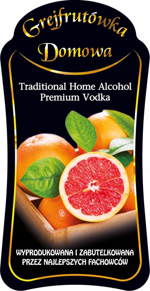 Monopoly dekoreret flaske 500ml GRAPEFRUIT