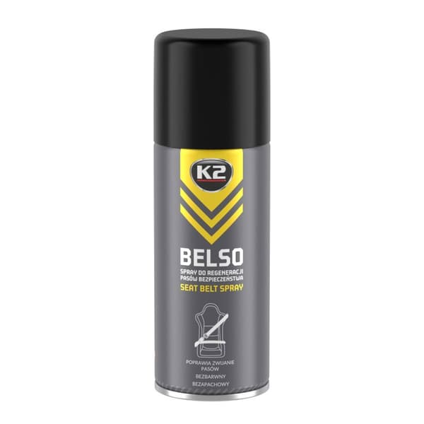 K2 B433 BELSO SMAR spray för säkerhetsbältesåterställning 400ml