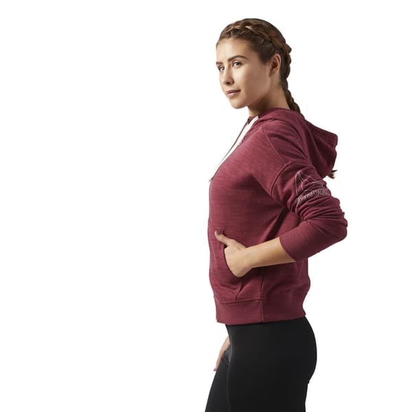 Reebok Dame ELEMENTS FULD LYNLÅS Hættetrøje XXS