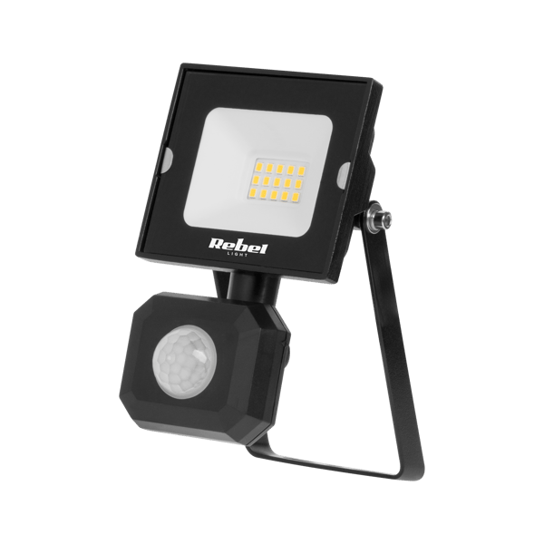 Halogen reflektor LED lampa 10W rörelse- och skymningssensor IP44