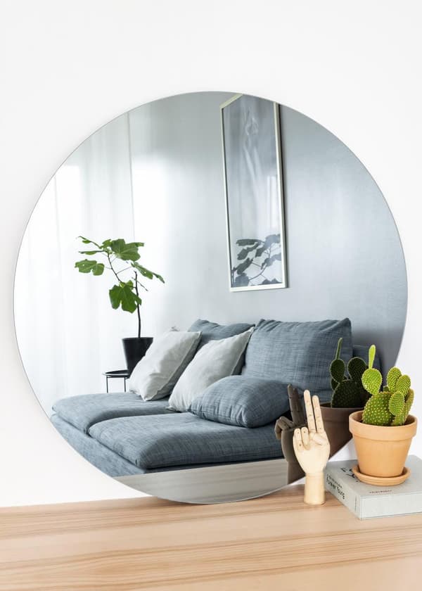 80 cm peili ilman kehyksiä