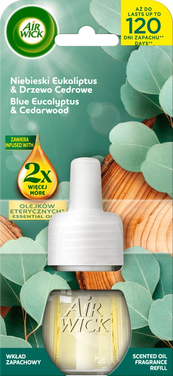 Air Wick Elektrisk refill blå eukalyptus og cedertræ