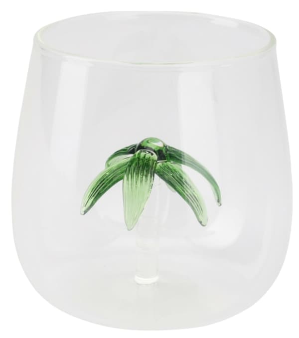 Juleglas til drinks med en figur indeni, 400 ml