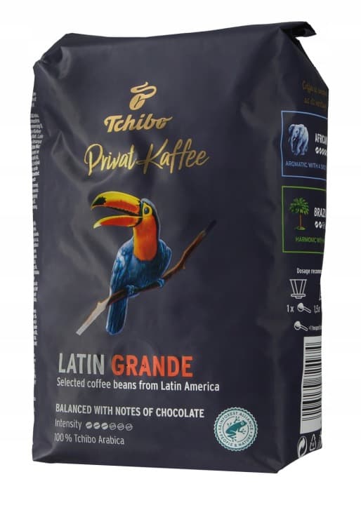 TCHIBO Privat Kaffee Latin Grande 500g bönor EE/Exp