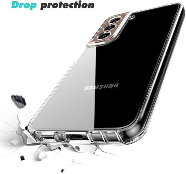 COMPONENT TIL SAMSUNG GALAXY S22+ 5G TRANSPARENT FORSTÆRKET