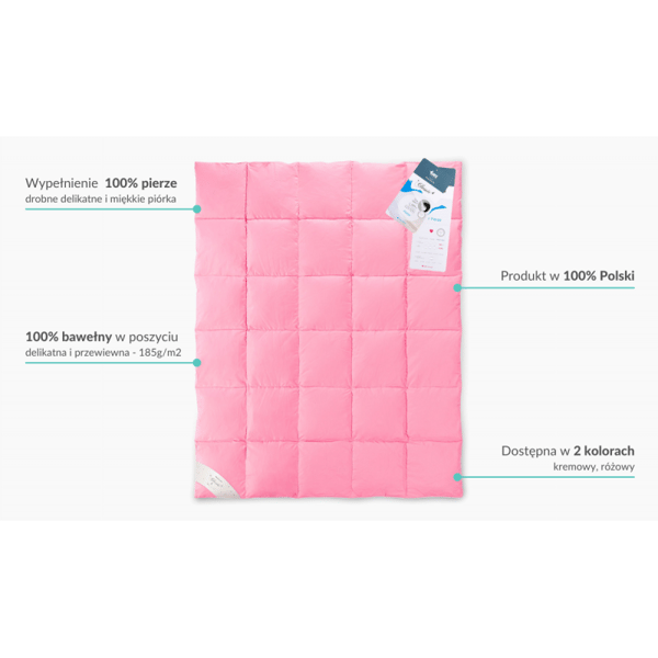 Duntäcke 155x200 AMZ MR. PILLOW 60% 2,2kg