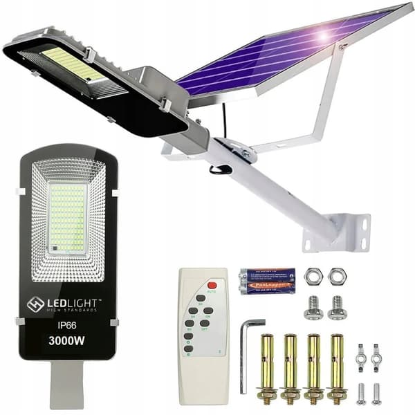 Havelanterne solcellelampe til maste kraftfuld 3000W gadepanel
