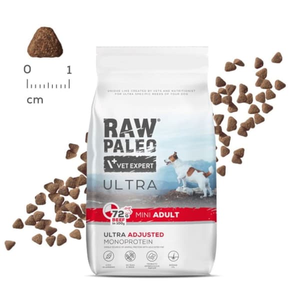 VetExpert Raw Paleo Ultra torrfoder för hundar 8 kg