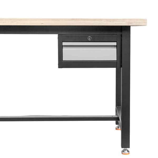 Mega-M verktygsskåp för arbetsbänk 1 låda 37x48,6x19 cm system 01 grå