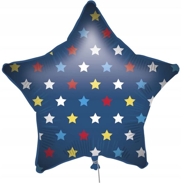 Stjärnfolieballongset för heliumvikt 46 cm