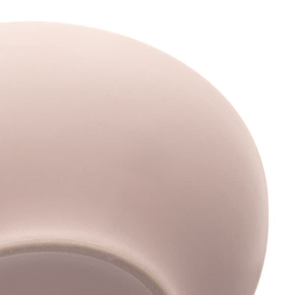 Glaze djup serveringstalrik keramisk rosa 21 cm