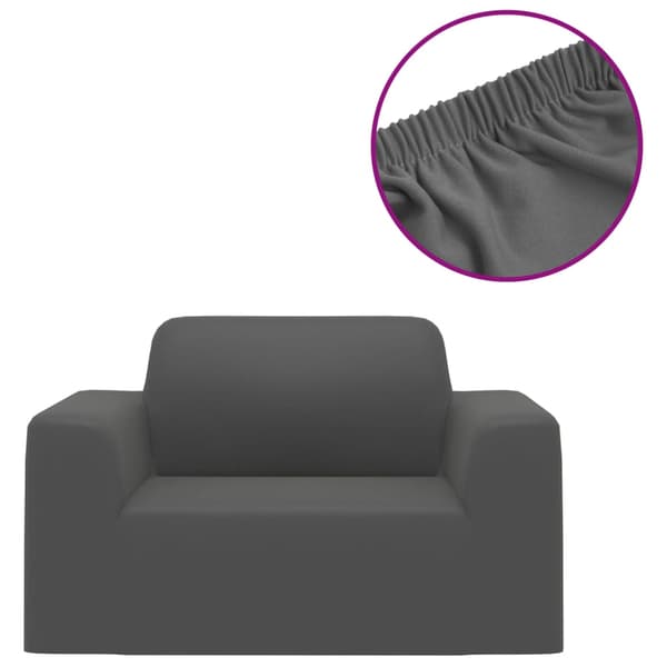 vidaXL Stretch Jersey Sofa Betræk Antracit