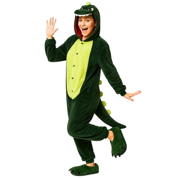 Kigurumi-pyjamas Dinosauriekostym M: 155-165cm