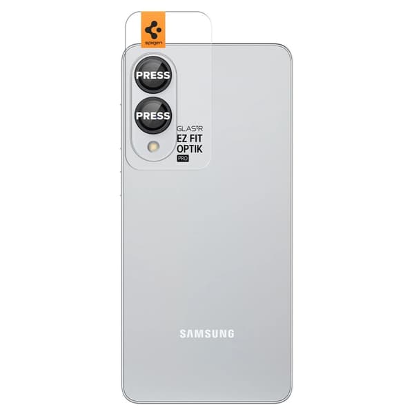 Spigen Optik Pro GLAS.TR "Ez Fit" 2-pak kameracover til Samsung Galaxy S25 Edge - Sort