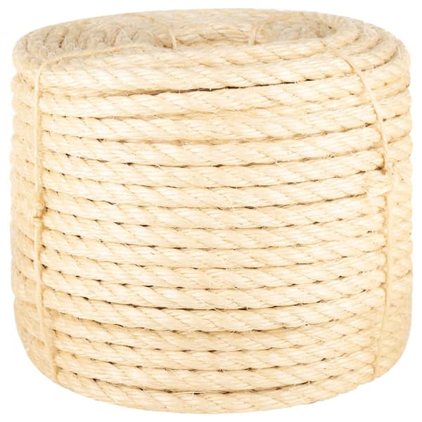 vidaXL-rep, 100 % sisal, 14 mm, 25 m