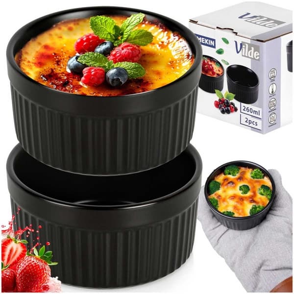 Porslinsskålar 260 ml för bakning 2 st. 279040