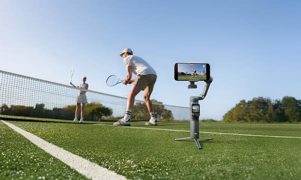 Stativ med stabilisator (Gimbal) DJI Osmo Mobile 8P Advanced Tracking Combo Svart