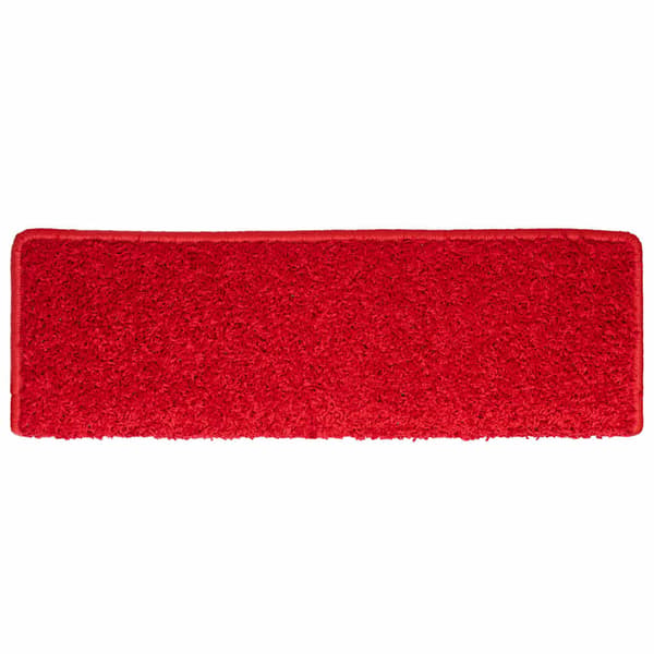 vidaXL Trappmattor 30 st 65x21x4 cm röda