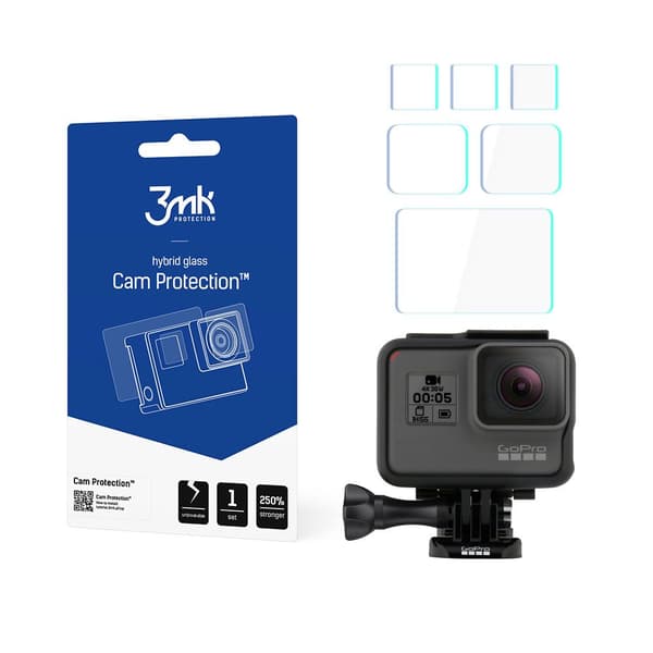 GoPro HERO 5/6/7 Sort - 3mk Kamerabeskyttelse