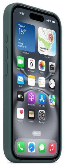 Silikoneetui med MagSafe APPLE til iPhone 16 Bjergsø MYY83ZM/A