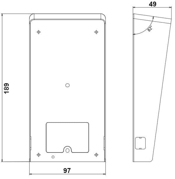 Hikvision DS-KABV8113-RS/SURFACE-SADESEINÄ