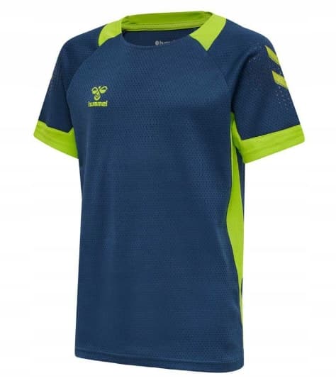 Hummel dam marinblå t-shirt med logotyp XS