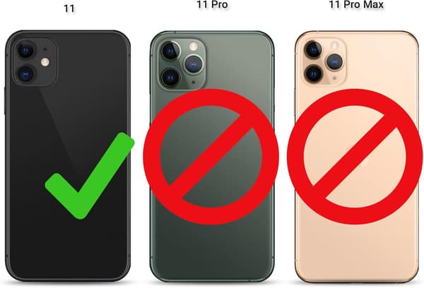 FODRAL TILL APPLE IPHONE 11 KLAR SILIKON MED SOLID BAKSIDA A2111