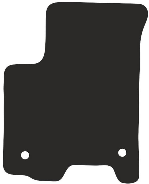 Polyamid gummibelagt chaufførmåtte til Daewoo Kalos hatchback, sedan 2002-2011