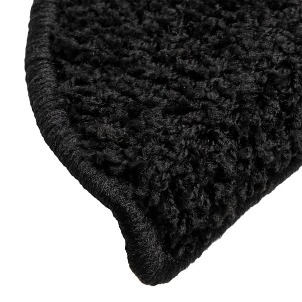 vidaXL Portaiden askelmat, 10 kpl, 56x17x3 cm, Musta
