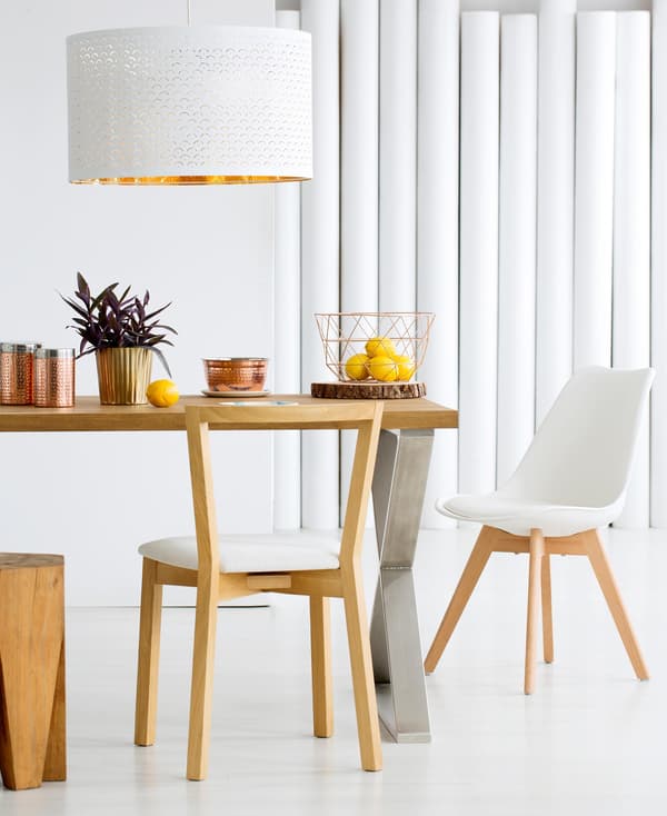 Moderni Nantes DSW -tuoli, valkoinen