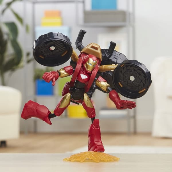 Hasbro Avengers Bend and Flex-fordon IRON MAN F0244 4+