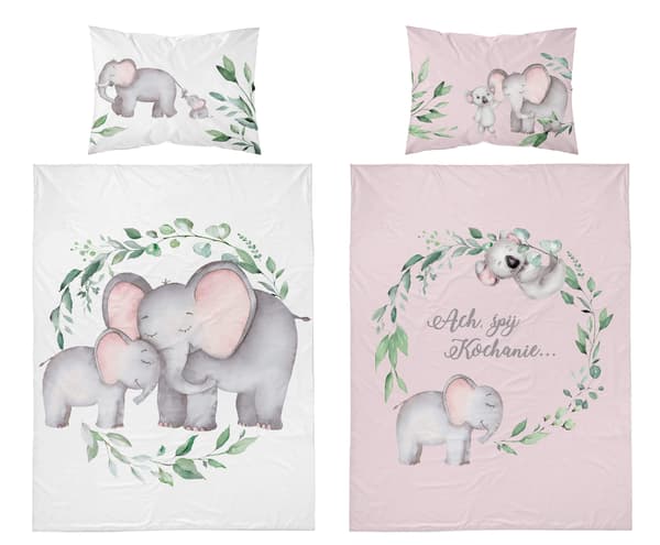 Bambus sengetæppe Elephant 100x135 detexpol