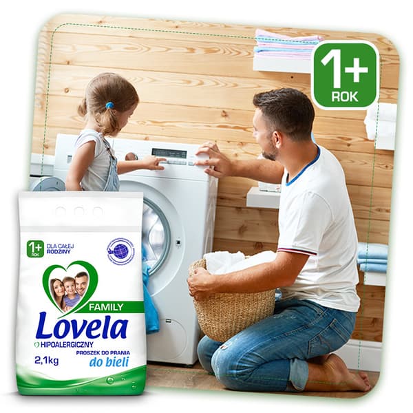 093537 Lovela Perhe Pulveri Valkoinen 2,1kg