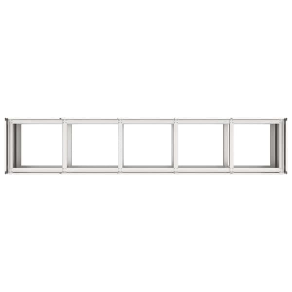 vidaXL urtepotte 200x40x80 cm rustfrit stål