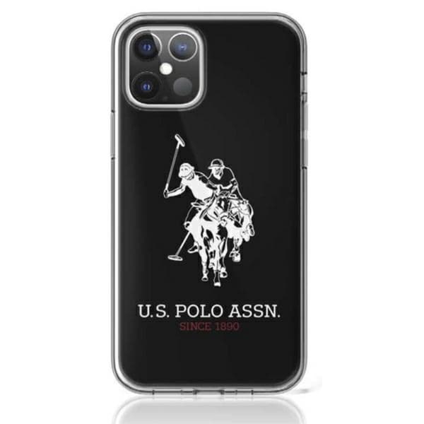 US Polo Assn Big Double Horse Logo - iPhone 12 Pro Max cover (sort)