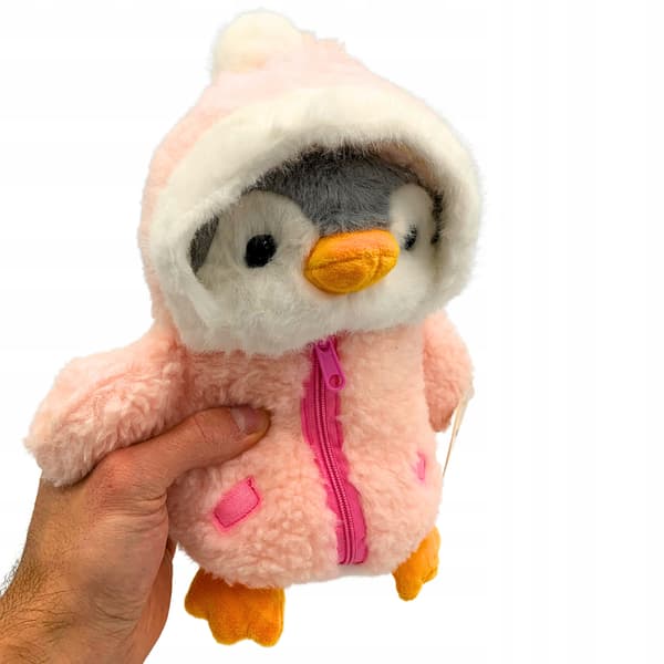 Vinter Jul Pingvin Maskot Plyschleksak